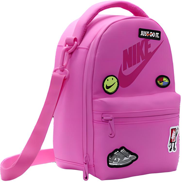 Nike Polyester One Shoulder Crossbody Storage Bag Regular Women's Pink HJ1634-664