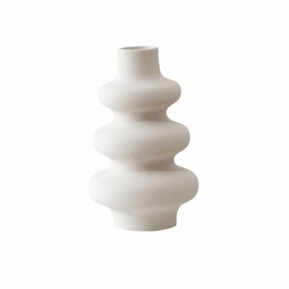 Decorative Plastic White Vase Simple Home Desktop Ornaments New Nordic Flower Vase Table Decor