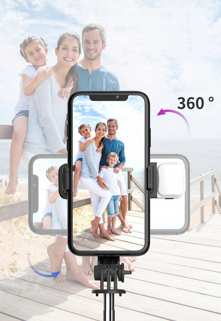 Selfie Stick for Phone, Gopro Camera, Tripod + Remote Control