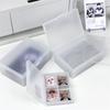 Пластиковый ящик для хранения карточек Kpop Idol Game Card Pictures Collection Boxes Держатель для визиток 1/3-дюймовый чехол для хранения фотографий Канцелярский чехол