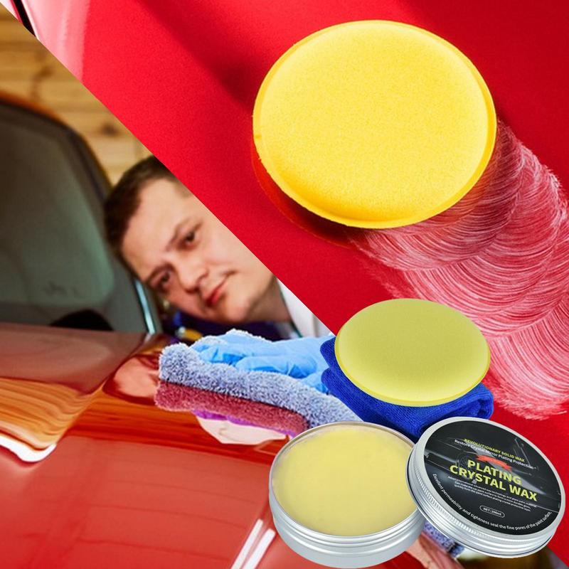 Carnauba Wax Car 200 мл Carnauba Wax Car Polish High-Gloss Shine Deep Gloss Car Wax Carnauba Paste For Easy Application