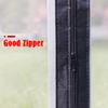 Indoor Insect Fly Mosquito Window Screen with Zipper Self-Adhesive Against Mosquitoes Door Window Screening Privacy Mesh