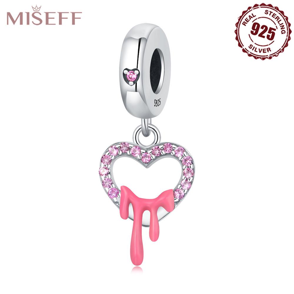 Sterling Silver S925 Heart Tree of Life Planet Pendant Charm for DIY Bracelets