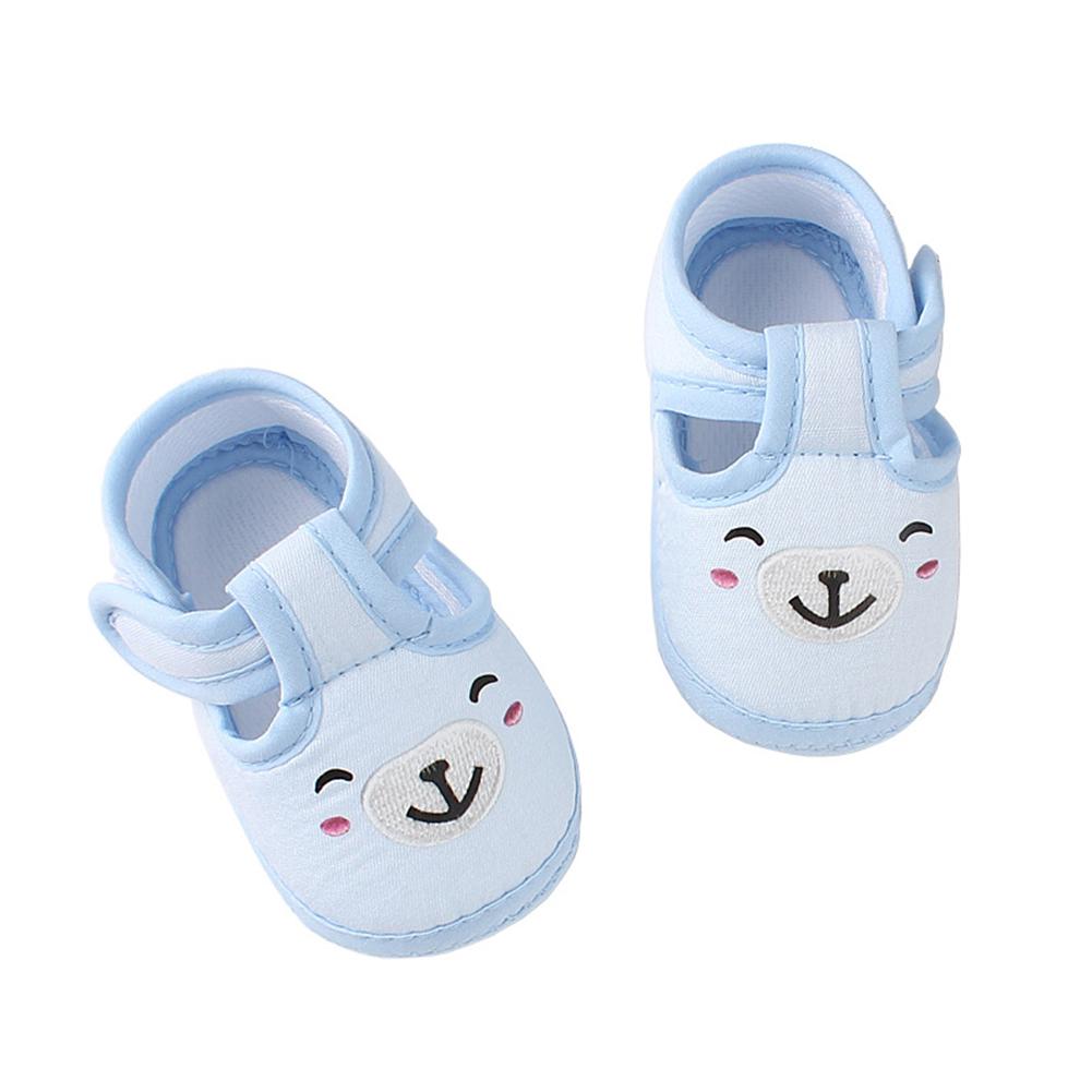 Girl Cartoon Slip Prewalker Flat Boy Anti Breathable Toddler Shoes