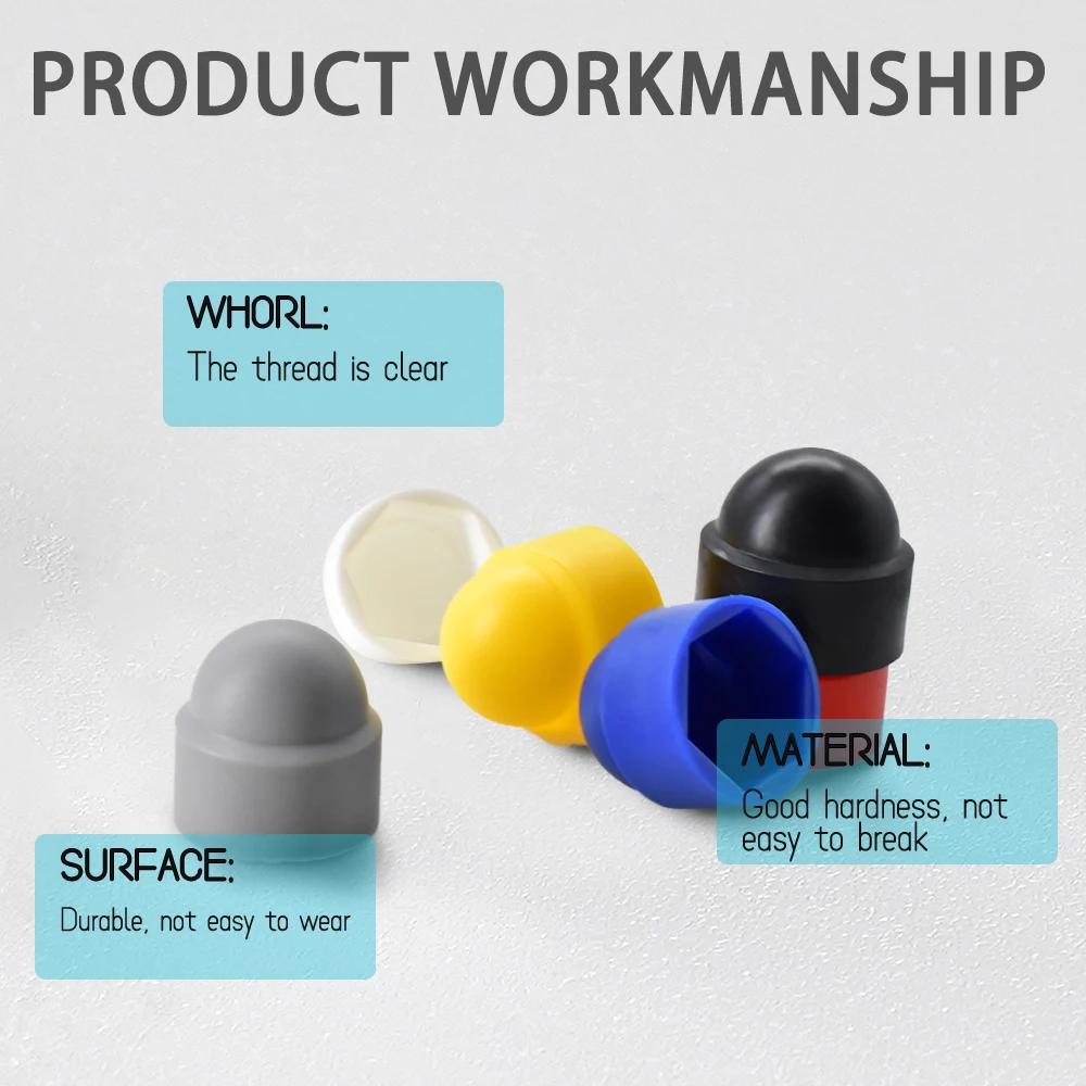 Винт с колпачком Acorn, гайка, защитный купол, полиэтиленовая крышка, открытая шестигранная пластиковая передняя задняя дверь, декоративная M3-M24