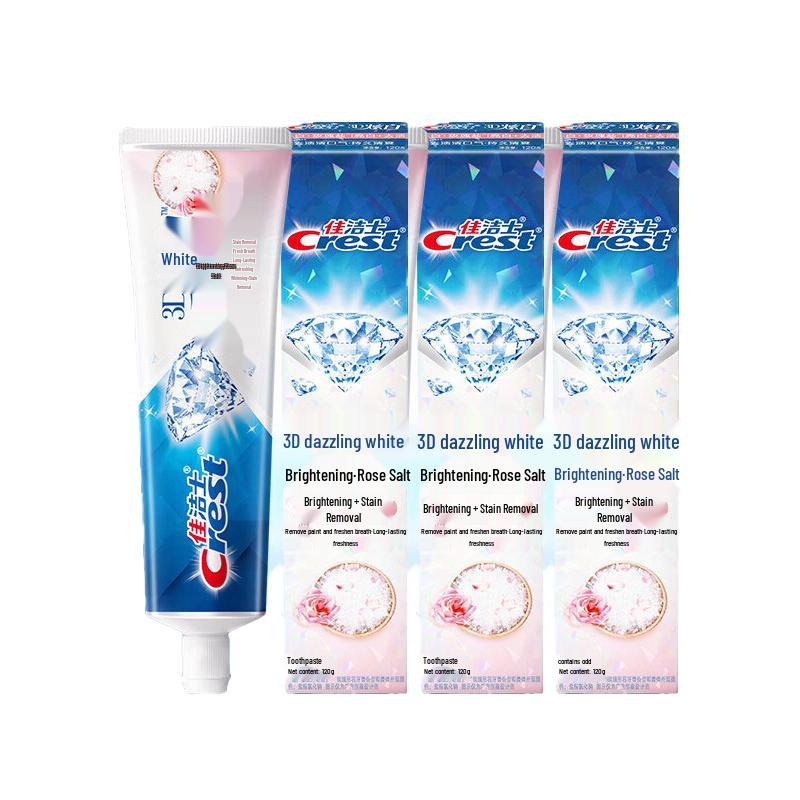 Crest 3D White Rose Зубная паста с солью