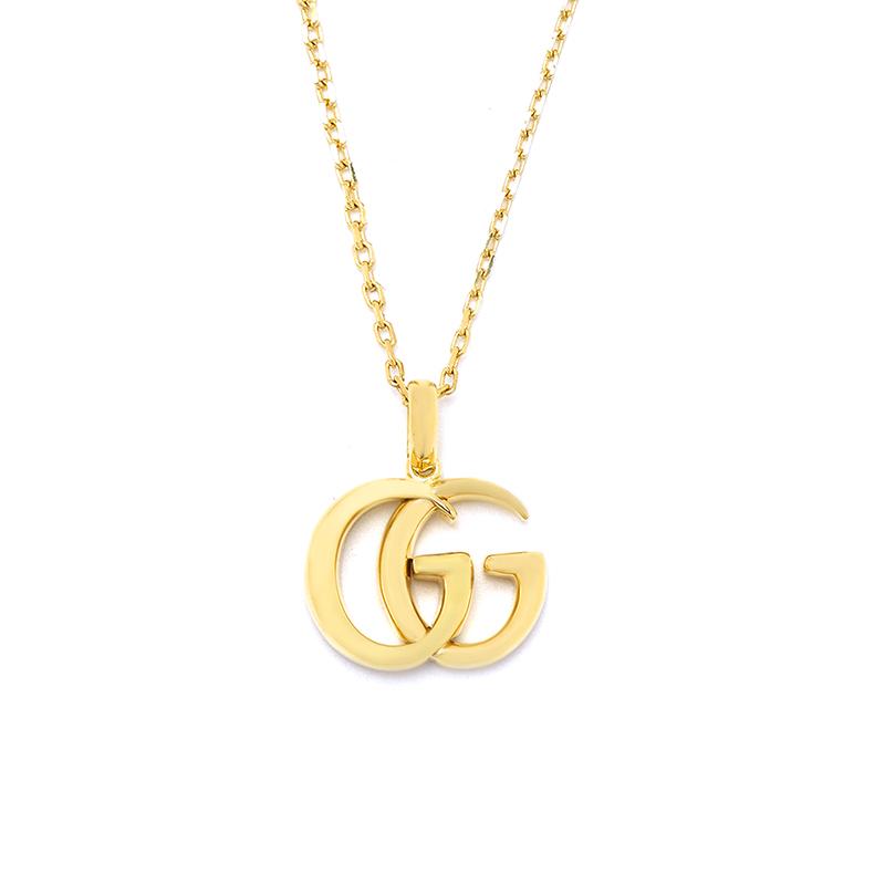 Gucci GG Running Gold Plated 18K Gold Necklace Women necklace 502088-J8500-8000