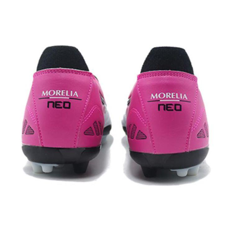 Mizuno Morelia Neo Удобные Универсальные AG (Резиновые короткие шипы) Нескользящие износостойкие футбольные бутсы Мужские футбольные бутсы Белые Фиолетовые Черные P1GA218509