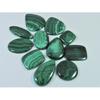 11Pcs Natural Green Malachite Mix Shape Cabochon Loose Gemstone 267Cts. Lot C-461