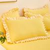 Pillowcase Pillowcase Pair 48 * 74cm Household Machine Washable Korean Lace Pillow Core Cover