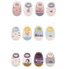 4 Pairs/Set Baby Socks Anti-slip Cartoon Cotton Socks For Girls And Boys Newborn Socks Spring Summer Kids Socks 0-8 Years Old