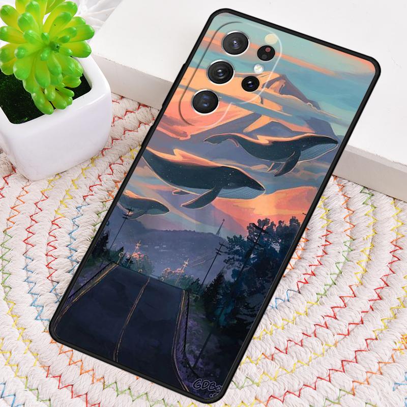 Косатки Косатки Мягкий Силиконовый Чехол для Телефона Для Samsung Galaxy note 10 pro S26 S25 S24 S23 S22 S21 Plus S25Ultra Capa Чехол