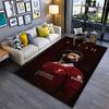 Sports Area Rug, Mohamed Salah Liverpool 11 Gold Poster, Fan Cave Decor, Non-Slip Mat