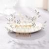 Exquisite Bridal Headdress Elegant Faux Pearl Hairclip Daily Use Rhinestone Hairpin  Girl Gift