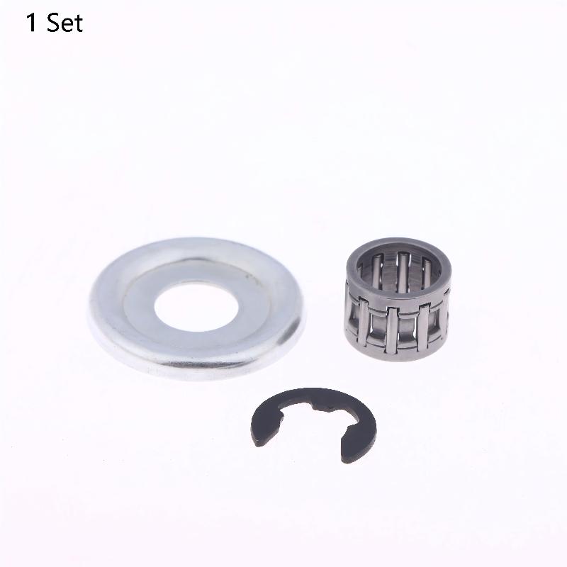 1/3Комплект Игольчатый подшипник Замена Сцепление Шайба Стопорное кольцо Для Stihl Ms180 Ms250 Ms170 Ms230 Игольчатый роликовый подшипник Шайба