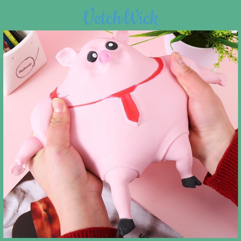 Cute And Stretchy Tpr Piggy Toy With Memory Sand For Sensory Play