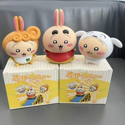 Чиикава Усаги X Площадка Син-чана Фигурки Коллекционные Игрушки Милые Мультяшные Аниме Стиль Настольное Украшение Мини Куклы Идея для Подарка