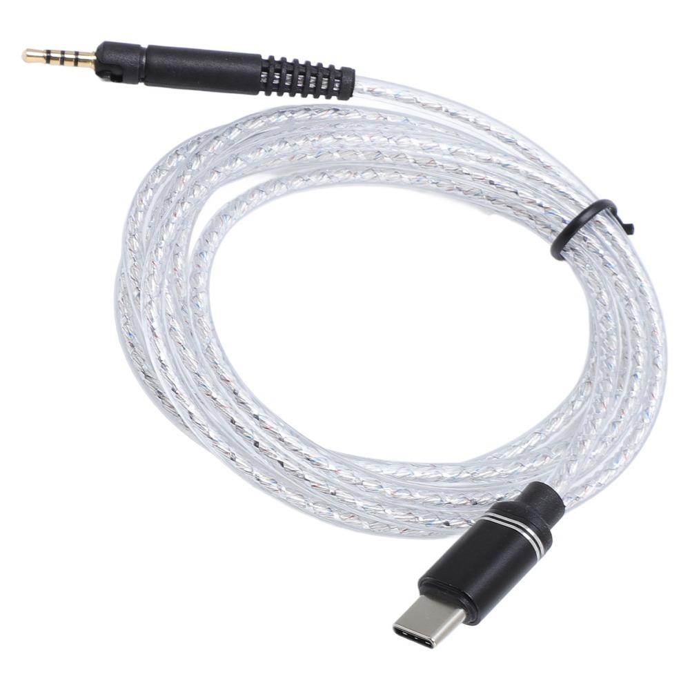 Гибкий USB-C кабель для наушников 2,5 мм для M30X M40X M50X для проводных наушников HD598 599 HD558