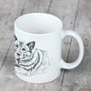 Norwegian Elkhound, Norsk elghund - cup with a dog, personalized cup with a print, a classic gift for everyone from the Art-Dog brand
