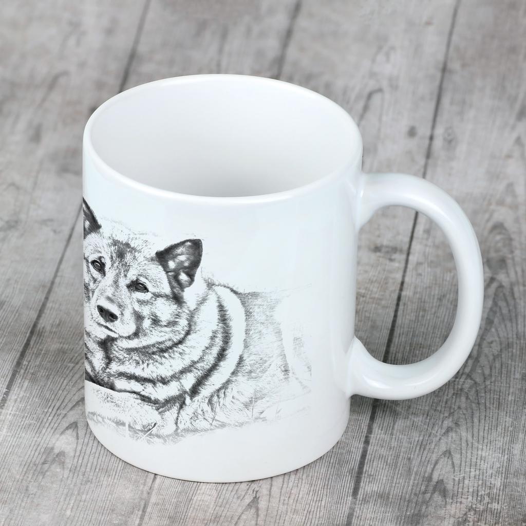 Norwegian Elkhound, Norsk elghund - cup with a dog, personalized cup with a print, a classic gift for everyone from the Art-Dog brand