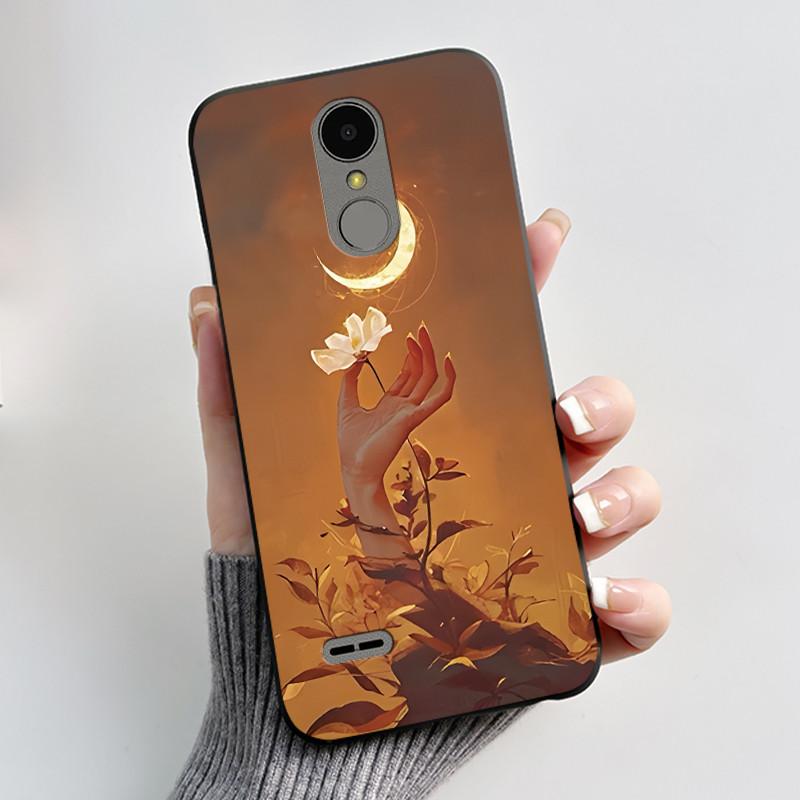 Чехол для LG K4 2017 X230/LG K8 2017 X300 Тонкий Чехол Эстетичный Роскошный Милый Крутой Мальчики Девочки Черный Матовый Мягкий Силикон Задняя Крышка