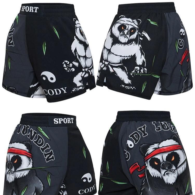 ММА детские боксерские шорты для подростков, быстросохнущие шорты для кикбоксинга, штаны для борьбы, трусы для борьбы с тигром, тайским боксом, кикбоксингом Bjj