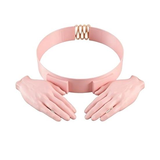 Sun Hat Ultra-Lightweight Adjustable Fit Palm Shaped Summer Hat Hands-Free Sun Visor Headband Outdoor Sun Protection