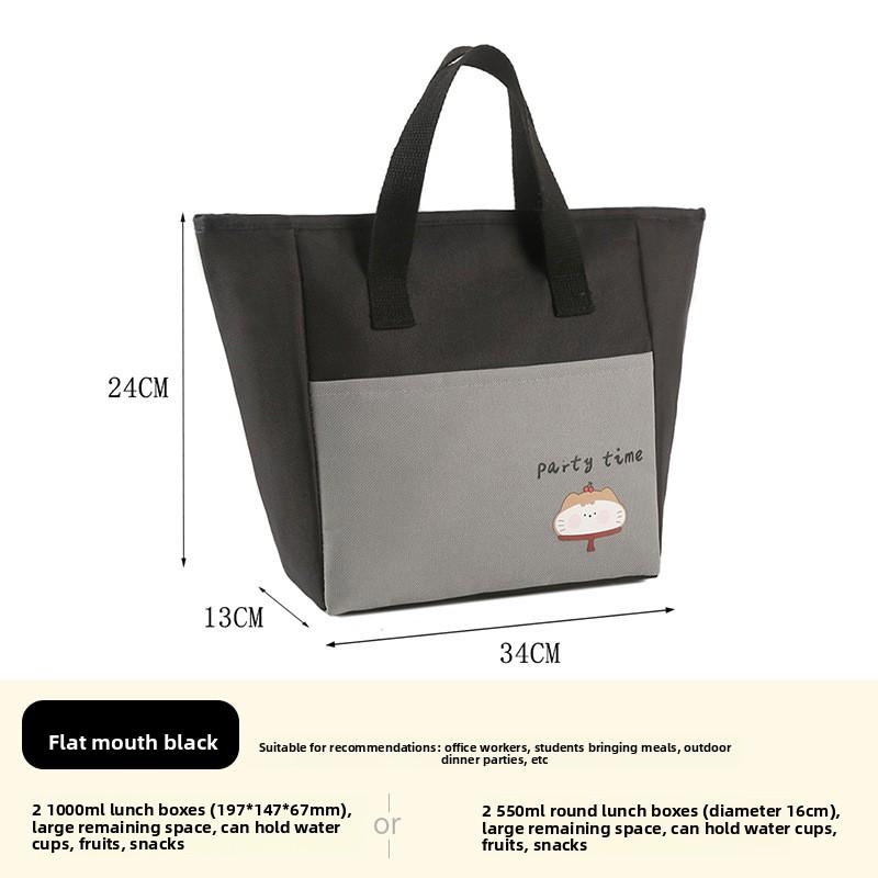 Сумка для ланча Ручная Изолированная Сумка Сумка для Бенто Новая Модель Для Офисных Работников И Студентов Сумка для Ланча с Утолщенной Алюминиевой Фольгой