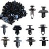 100x for Auto Plastic Fastener ClipsTrunk Screw Rivet Set Car Bumper Fender Mix