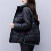 Fashionable and Loose Autumn Winter Stand Collar Cotton Jacket for Women with Slim and Warmth