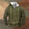 Spring And Autumn Men's Standing Collar Sweatshirt Is Outdoor Casual Sweaters Tops