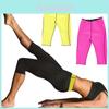 Черные неопреновые брюки для йоги, формирующие фигуру, с поясом для фитнеса на все сезоны