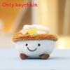 Noodle Egg Cartoon Plush Keychain Pendant With Pp Cotton For Kids And Gift Teens