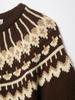Популярный европейский кардиган с пуговицами и вязкой