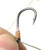 1Pc 5 # -13 # Stainless Fishing Hook Sharp Barbed Anti-entanglement String Hook Anti Slip Fishing Accessories
