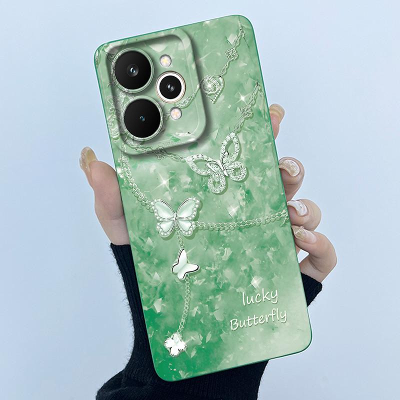 Чехлы Для Realme 15 Pro 5G Модный Минимализм Цветочный Чехол Для Телефона Ударопрочная Защита Мягкий Чехол Для Realme 15 15Pro 5G