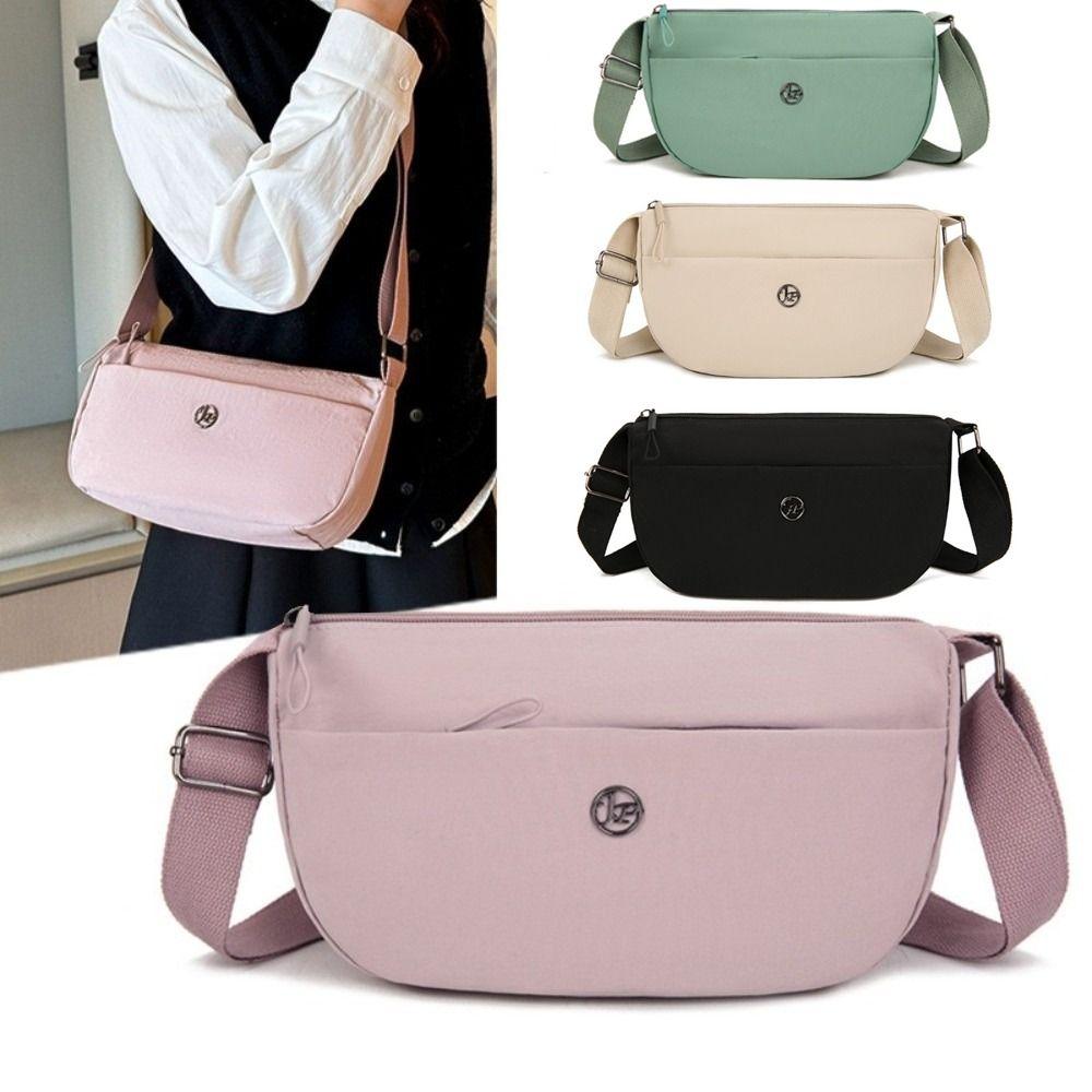 New Long Strap Shoulder Bag Light Weight Multi-pocket Crossbody Bag All-match Advanced Sense Messenger Bag For Girls Women