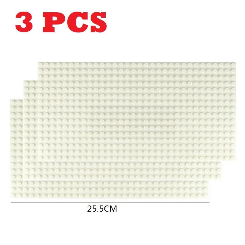 3 шт. Базовая пластина 32x32 32x16 точек Кирпичи СДЕЛАЙ САМ Малый размер Городские Дорожные блоки Базовая пластина Строительство Строительные игрушки Для детей