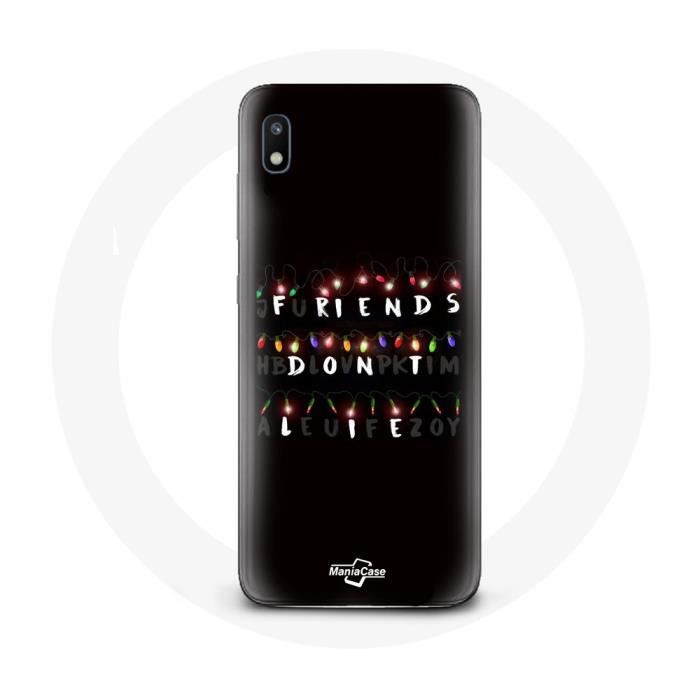 Coque de Protection - Stranger Things - Samsung Galaxy A10 - Noir - Plastique - Mixte