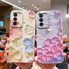 Phone Case For Samsung S21 S20 FE M13 M14 M32 Note 20 M53 Back Cover Pretty Flower Coloured Drawing Shockproof Soft Silicone Housing Capas For Samsung