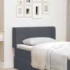Headboard Ear Grey 40.5 x 40.5 x 4 cm Velvet