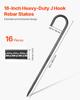 VEVOR Rebar Stakes, 406,4 mm / 16-Inch, Heavy-Duty 0.4 in Diameter J Hook