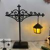 Ghost Pumpkin Library Bookshelf Lantern Warm LED Halloween Reading Light  Desk Decor