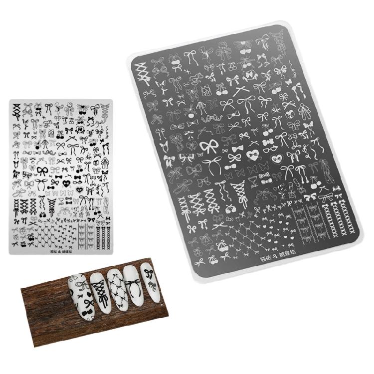 Нержавеющая Сталь Пластины для Стемпинга Маникюра Профессиональные Шаблоны для Нанесения Гель-Лака