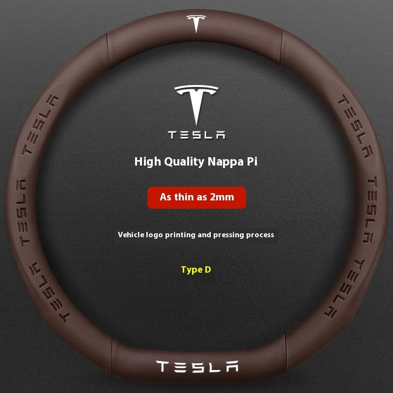 AME1 Car Steering Wheel Cover For Tesla Model 3 Model S Model Y Model X Roadster 2019-2025 Auto interior Steering Wheel Accessories
