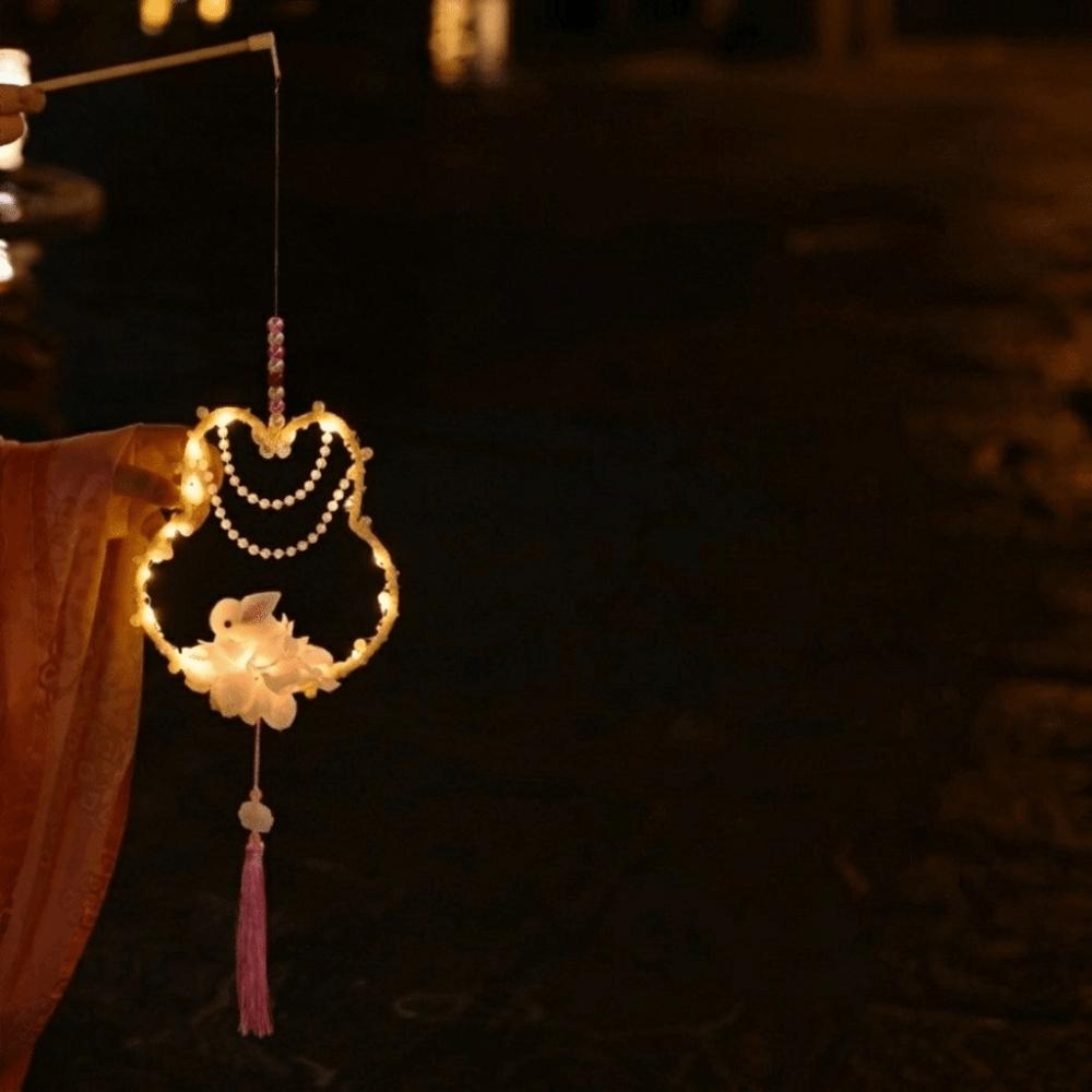 Handmade Children's Rabbit Lantern DIY Material Bag Mid-Autumn Festival Lamp Hanfu Accessories