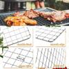 Rectangular Grill Rack Grids Reusable Baking Cooling Rack New Firewood Rack  Dishwasher Safe