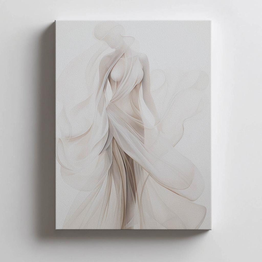 The Delicacy of the Feminine Form The Delicacy of the Feminine Form, 40X50 Cm, Gold Aluminum Frame, 230 Gsm Matte Paper