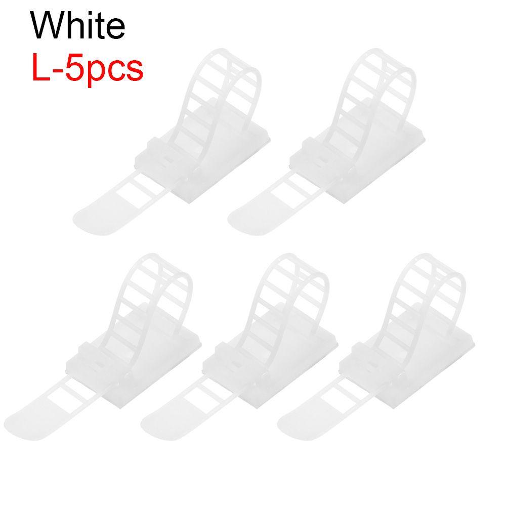 Adjustable Wire Holder Organizer Table Desk Storage Wire Tie Self-adhesive Cable Clips Cable Tie