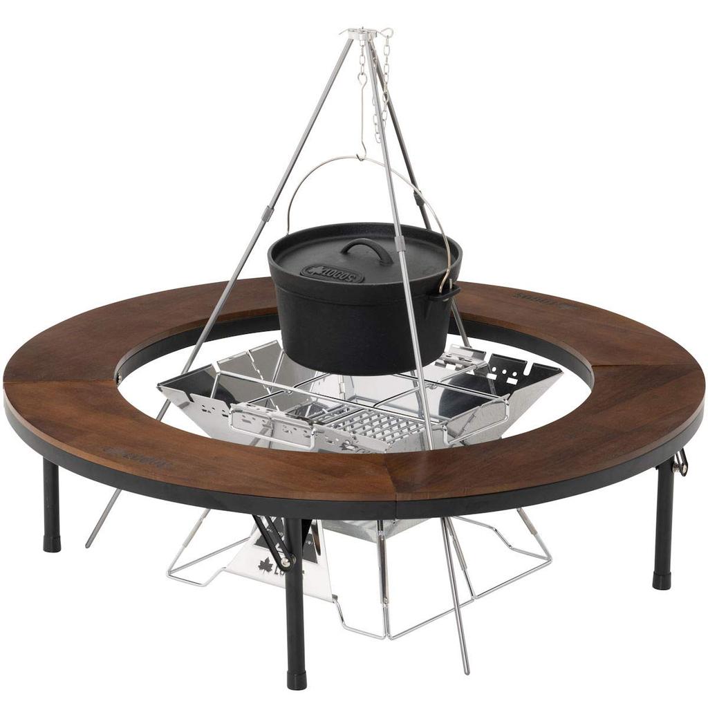 LOGOS Мини-штатив широкий 81063125 Серебристый Ширина 60 x Глубина 52 x Высота 79 см (ок.)